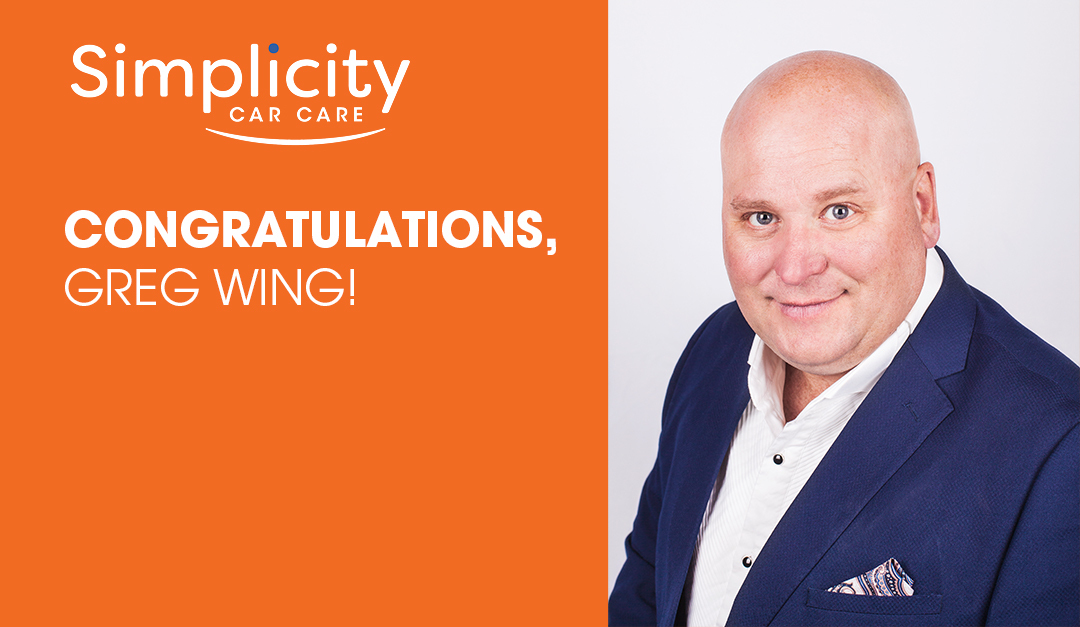 Simplicity Car Care Promotes Greg Wing to Director of Sales, Canada