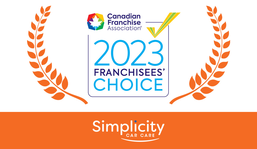 Simplicity Car Care Receives Franchisees’ Choice Designation